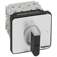 Выключатель - положение вкл/откл - PR 26 - 4П - 4 контакта - крепление на дверце | код 027418 |  Legrand